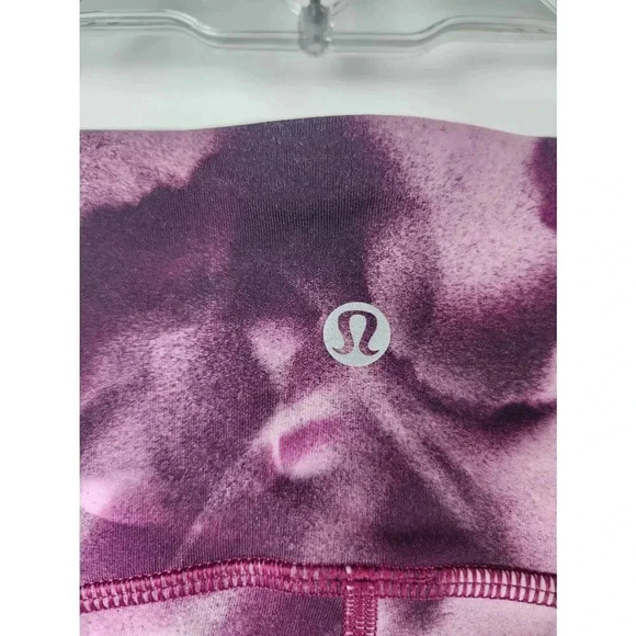 Lululemon Train Times Leggings Purple Pink Size 6 - Picture 3 of 8